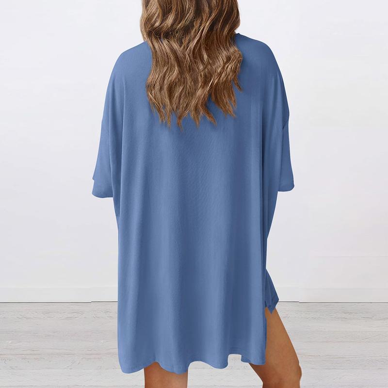 🔥Women's Casual Loose-fitting Two-Piece Set (Crew Neck/V-Neck) 🔥 10-Piece Set - Includes All Colors, Only $24