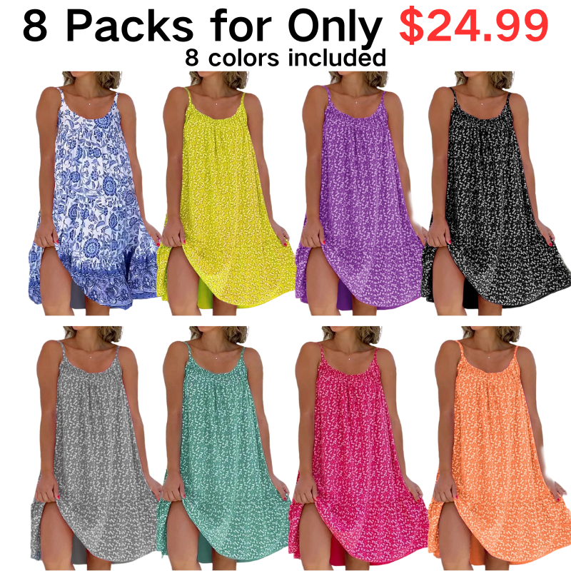 🔥Last Day Crazy Sale🔥Floral Printed Camisole Dress