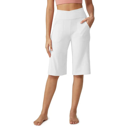 Loose High-Waist Casual Cropped Yoga Pants（🌞Summer New Arrivals）