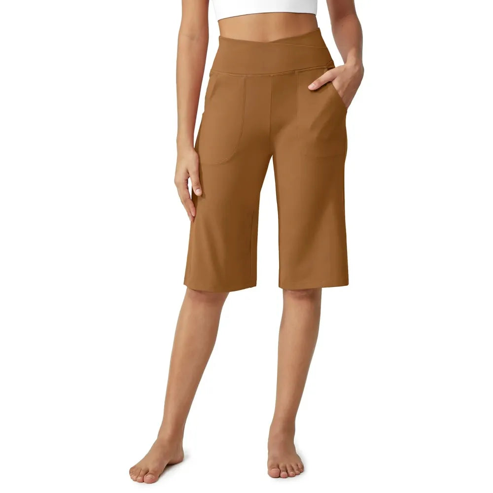 Loose High-Waist Casual Cropped Yoga Pants（🌞Summer New Arrivals）