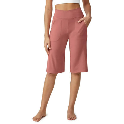 Loose High-Waist Casual Cropped Yoga Pants（🌞Summer New Arrivals）