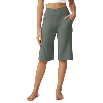 Loose High-Waist Casual Cropped Yoga Pants（🌞Summer New Arrivals）