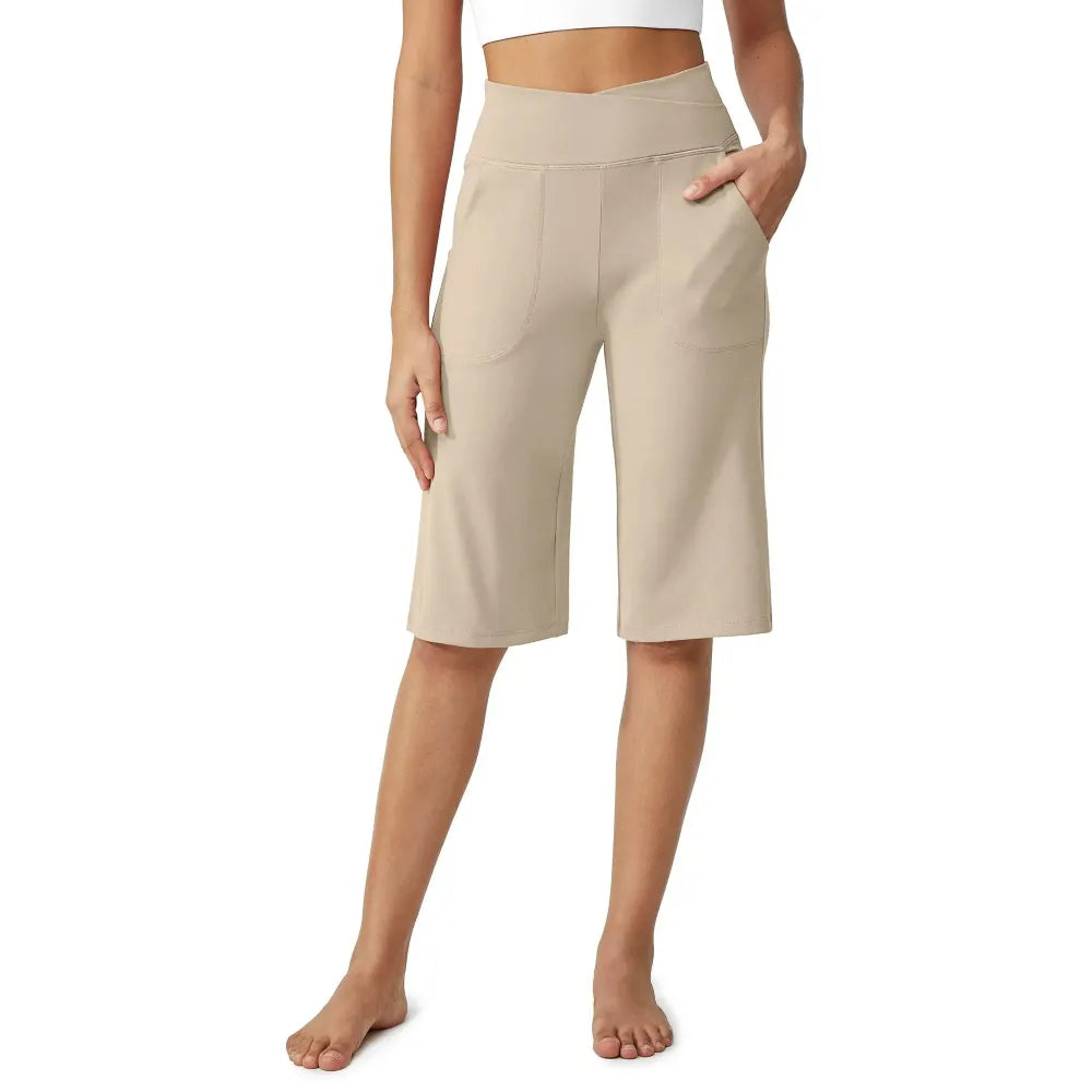 Loose High-Waist Casual Cropped Yoga Pants（🌞Summer New Arrivals）