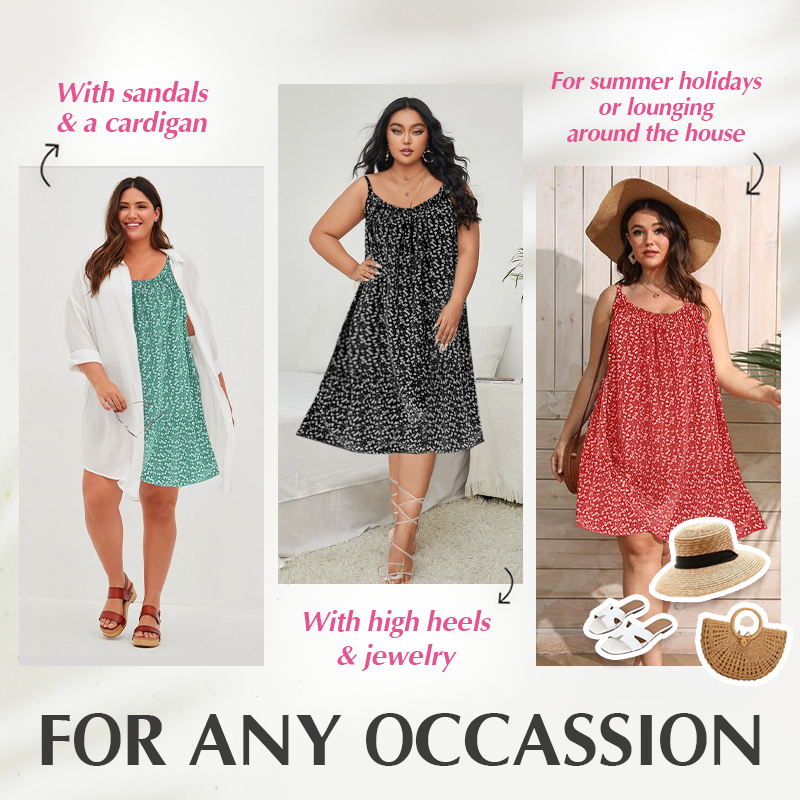 🔥Last Day Crazy Sale🔥Floral Printed Camisole Dress