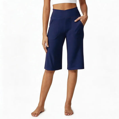 Loose High-Waist Casual Cropped Yoga Pants（🌞Summer New Arrivals）