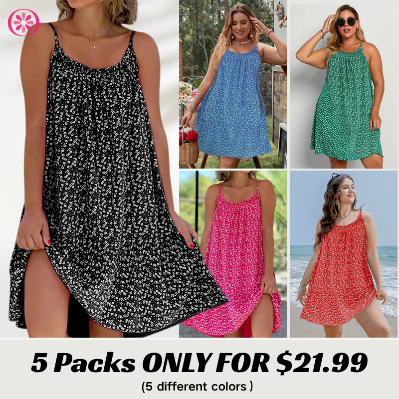 🔥Last Day Crazy Sale🔥Floral Printed Camisole Dress